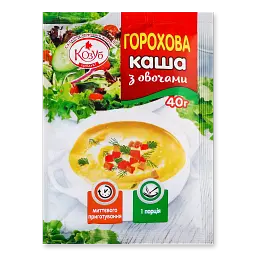 Каша горохова з овочами Козуб продукт 40 г