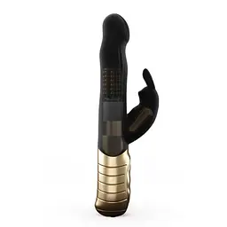 Вібратор-кролик Dorcel Baby Rabbit Gold 2.0 22 см чорний - мініатюра 3