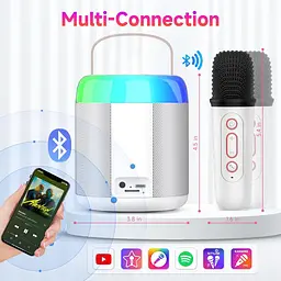 Караоке машина Y2 Mini білий - мініатюра 4