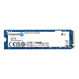 Твердотільний накопичувач SSD 2Tb, NV3, PCI-E 4.0 x4, M.2 2280, 3D TLC, 6000/5000 МБ/с Kingston teh0019776 - мініатюра 1