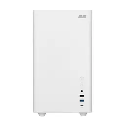 Корпус 2E Credo Plus V350WG без БР 1xUSB3.0 1х USB 2.0 1xUSB Type-C 3x120мм VGA 350мм LCS ready TG Side Panel mATX білий - мініатюра 2