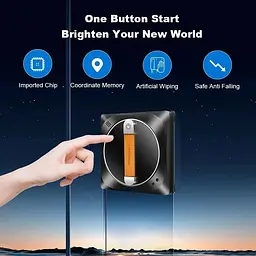 Робот для миття вікон Liectroux YW910 Black - мініатюра 11