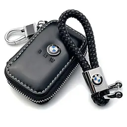 Подарунковий набір №6 для BMW / брелок і чохол для автоключів / шкіра наппа