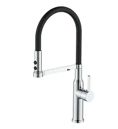 Змішувач для кухні Mixxus PREMIUM PULL 017 REFL.BLACK (MI8277)