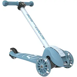 Самокат Scoot and Ride Highwaykick-3s колеса світяться 3+ років сіро-синій (SR-00933) - мініатюра 8