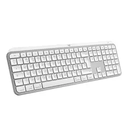 Клавіатура Logitech MX Keys S для MAC Bluetooth/Wireless UA Pale Grey (920-011638) - мініатюра 2