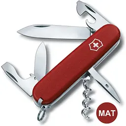 Ніж Victorinox Spartan Mat 91мм 12функ черв.мат штоп - мініатюра 2