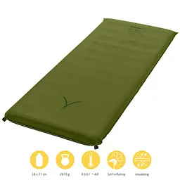 Килимок самонадувний Grand Canyon Hancock 10.0 XW Nutria Brown (30621626) - мініатюра 2