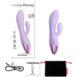 Вібратор-кролик Love To Love Funky Bunny Viva Mauve - мініатюра 5