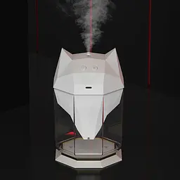 Зволожувач повітря, аромадифузор портативний Kinscoter Guardian Wolf SH-L162 650 мл, White - мініатюра 11