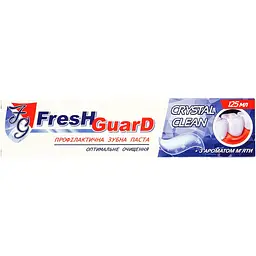 Зубна паста Fresh Guard Crystal Clean 125 мл