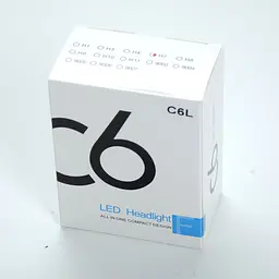 LED лампи автомобільні H7 радіатор+кулер 3800Lm C6L/COB/36W/5000K/IP65/9-32V 2шт - мініатюра 2