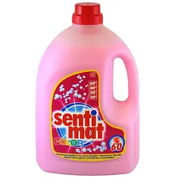 Гель для прання Sentimat Color - для кольорових речей, 60 прань, 3 л