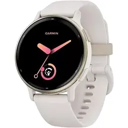 Смарт-годинник Garmin vivoactive 5 Cream Gold Aluminum Bezel with Ivory Case and Silicone Band (010-02862-11)