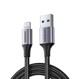 Кабель USB 2.0 Ugreen AM-Lightning M 2 м 2.4A Чорний US199