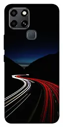 Чохол Demsky Червоно-біла дорога для Infinix Smart 6