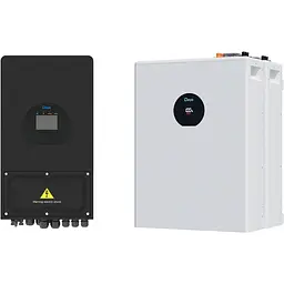 Система зберігання енергії Deye SUN-6K-SG03 Black 6kW + 2 АКБ SE-F5 Pro-С 10.2kWh (51.2V/100Ah/5120Wh) [159305]