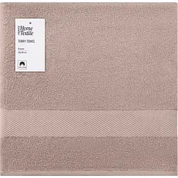 Рушник махровий Ardesto Essence 70х140 см 100% бавовна бежевий (ART2270BE) 
