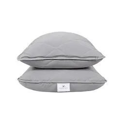 Набір ковдра з подушками Penelope - Colors in Comfort gray сірий євро - мініатюра 7