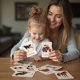 Дитячий набір навчальних карток Монтессорі "Ферма" DoDo Toys 301233, 32 зображення - мініатюра 6