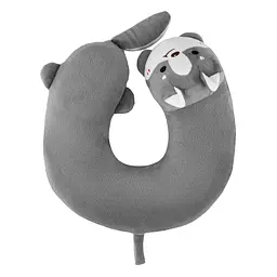 Подушка для шиї ARDESTO Travel Grey Cat, 28х28см, сірий (ART3034NEP)