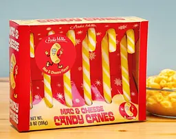 Льодяники-тростини Archie McPhee Mac & Cheese Candy Canes 108г - мініатюра 4