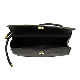 Кросбоді каркасне з еко-шкіри Lilly P1-86148A чорне - мініатюра 10