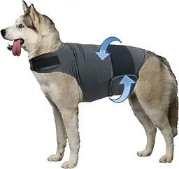 Заспокійливий жилет для собак WanTalk Dog Anxiety Jacket, Dark Grey