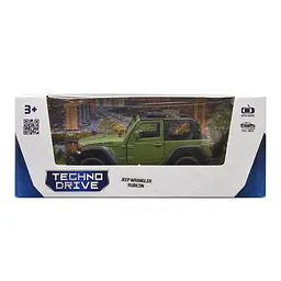 Автомодель TechnoDrive Jeep Wrangler Rubicon 2021, 1:32, зелена (250339U) - мініатюра 8