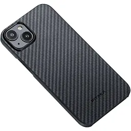 Чохол-накладка Pitaka MagEZ Case 4 Twill 1500D Black/Grey для iPhone 15 Plus (KI1501M) - мініатюра 4