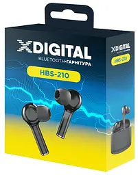 Гарнітура X-Digital HBS-210 Black (HBS-210K) - мініатюра 8