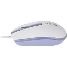 Миша Canyon M-10 Wired White Lavender (CNE-CMS10WL) - мініатюра 5