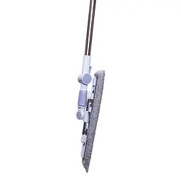 Плоска швабра для миття підлоги Household HP-35015-35G зі змінними серветками 130 см Сірий - мініатюра 8