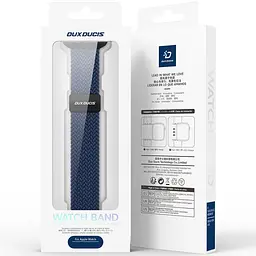 Ремінець Dux Ducis Mixture Ultra для Apple Watch 42(ser.1-3)/44/45/46/49mm Deep Blue - мініатюра 6