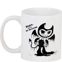 Кухоль GeekLand Bendy and the Ink Machine Бенді та чорнильна машина BM .02.14 330 мл білий - мініатюра 3