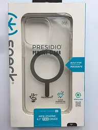 Оригінальний прозорий чохол для iPhone 14 PRO MAX Speck Presidio Clear Case MagSafe Протиударний 150090-3080 - мініатюра 2