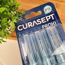 Міжзубний йоржик Curasept Proxi P11, ISO3 (1.1 мм, блакитний), 6 шт - мініатюра 2