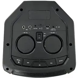 Акумуляторна акустична система XPRO QS 8601 колонка валіза 150Вт USB SD FM радіо Bluetooth мікрофон ДК (QS 8601) - мініатюра 2