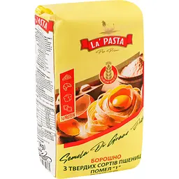 Борошно пшеничне La Pasta із твердих сортів 1 кг (732086) - мініатюра 2