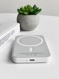 Зовнішній акумулятор бездротової Power Bank MagSafe Battery Pack магсейф A2384 білий - мініатюра 3