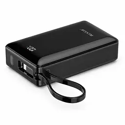 Power Bank 20000 mAh Rixus RXPB02B Compact Digital Display 22.5W Black - мініатюра 2