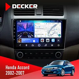 Штатна магнітола Honda Accord 2002-2007 Decker D10-006 4x64, 4G Decker (НФ-00009486)