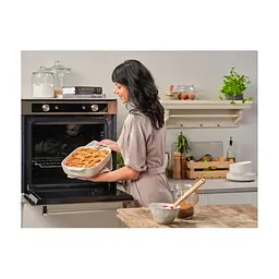 Форма для випікання KitchenAid з кришкою керамогранітна 3,8 л Кремова (CC006109-001) - мініатюра 6