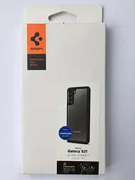 Чохол протиударний прозорий Spigen Ultra Hybrid Crystal ACS02424 для Samsung Galaxy S21 (6.2") Matte Black - мініатюра 7
