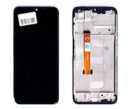 Дисплей Realme C35 чорний + рамка