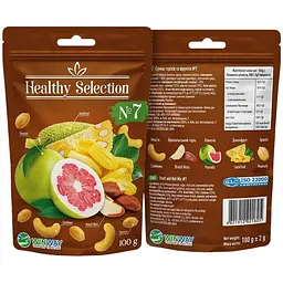 Суміш горіхів та фруктів №7 Winway Healthy Selection 100 г - мініатюра 2