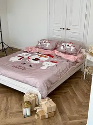 Постільна білизна двоспальне Dushka Home Сатин Плюш 21356 180х215 см - мініатюра 3