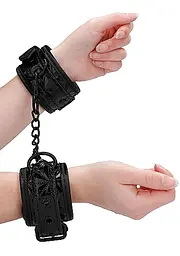 Наручники Ouch! Luxury Hand Cuffs (чорний) - мініатюра 8