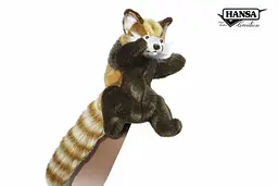 М'яка іграшка на руку Hansa Червона Панда, серія Puppet, 20 см. висота (4027) - мініатюра 2