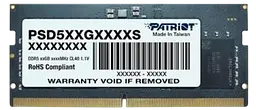 Оперативна пам'ять Patriot 8GB SODIMM DDR5 4800MHz Signature Line (PSD58G480041S)
